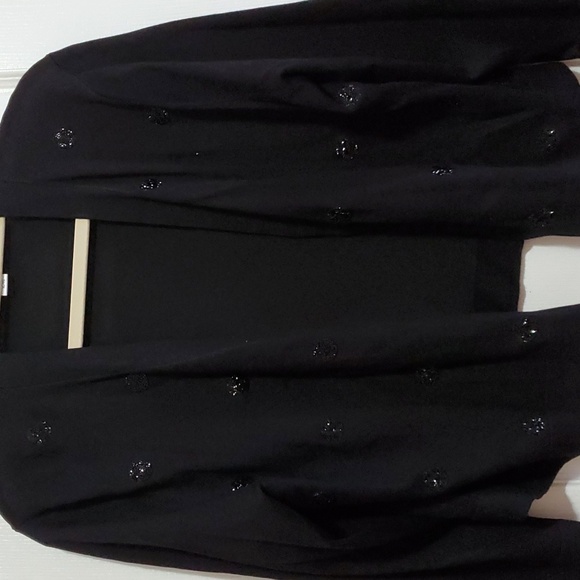 NWT Tommy Hilfiger Black Shrug Sweater size XL - Picture 2 of 8